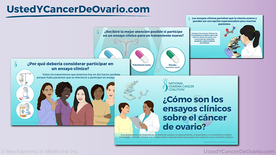 Presentación de diapositivas - ¿Cómo son los ensayos clínicos sobre el cáncer de ovario?