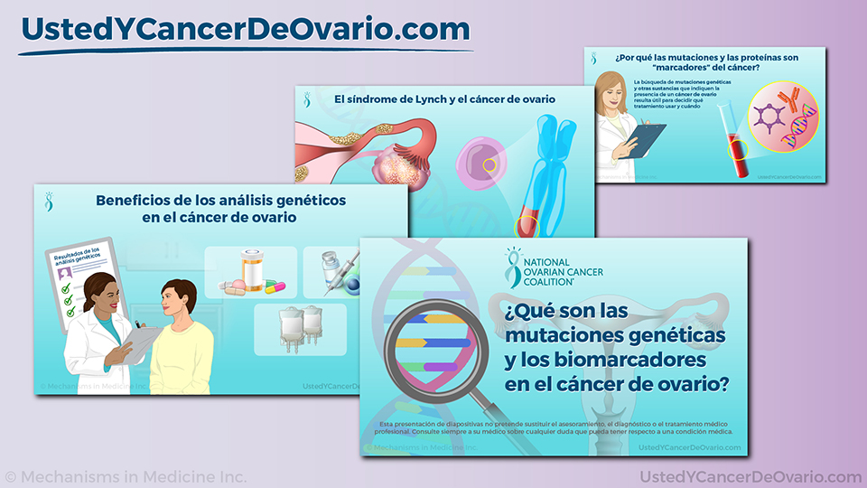 ¿Qué son las mutaciones genéticas y los biomarcadores en el cáncer de ovario?